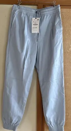 【新品未使用品】　ZARA ジョガーパンツ　レザー　ザラ　S