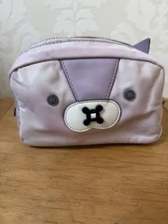 Anya Hindmarch アニヤハインドマーチ ポーチ 猫　難ありのサムネイル
