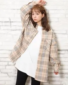 INGNI イング チェック柄BIG／シャツ【Mサイズ】のサムネイル