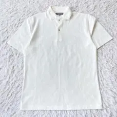 美品 ユナイテッドアローズ 半袖ポロシャツ ゴルフ ホワイト Lサイズ 92