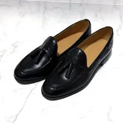 新品 タッセルローファー ブラック ローファー 革靴 本革 24.5