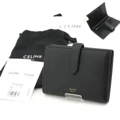 ✨SAランク✨　CELINE ミディアム　ストラップウォレット　カーフレザーのサムネイル