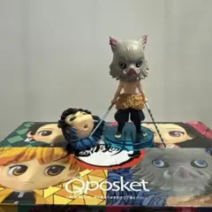 【 嘴平伊之助 】 鬼滅の刃 ミニ フィギュア キューポスケット
