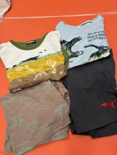 130 夏服セット　恐竜のサムネイル