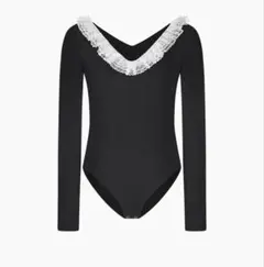 Bibiy. CHIA LACE LONG TEE ブラック Bibiy. CHIA LACE LONG TEE - メルカリ
