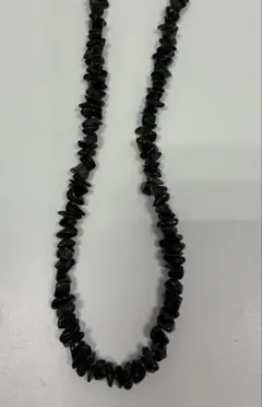 天然石　ブラックネックレス