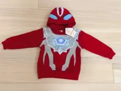 新品未使用　ウルトラマンオメガ なりきりパーカー　裏起毛　110cm