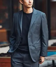 超高級★極美品◎EDIFICE　テーラードジャケット　ダークグレー　S