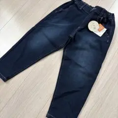 新品　スタ楽　裏起毛　デニムパンツ