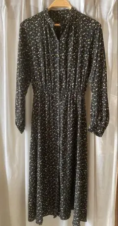 LOWRYSFARM 花柄長袖ロングワンピース M