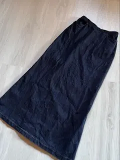 デニムタイトスカート ダークブルー