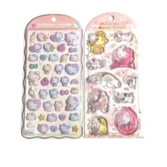 【正規品】ハローキティ★コットンパフィーシール ウォーターインシール