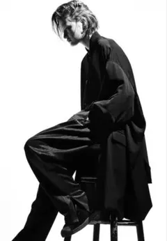 ヨウジヤマモト23AW look36 デニムレースコンビネーション ロングシャツ ヨウジヤマモト23AW look36 デニムレースコンビネーション ロング