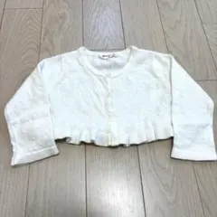 フォーマル　カーディガン　白　ホワイト　入園式　卒園式　80 子ども服