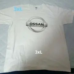 OSSANロゴプリントホワイトTシャツのサムネイル