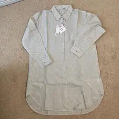 INES DE LA FRESSANGE コットンリネンシャツ L オフホワイト