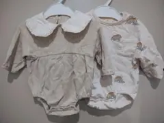 ベビー ロンパース テータテート ２枚セット