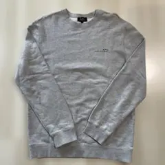 A.P.C. スウェット ライトグレー　sizeＬ