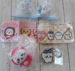 ちいかわ　4点　ソフビフィギュア2 タコのちいかわ　キーホルダー6 ハチワレ