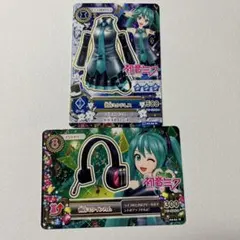 初音ミク ドレス&インカムカードセット アイカツカード