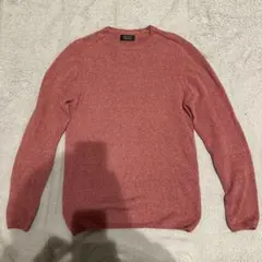 ZARA MAN 赤 ニット 長袖セーター