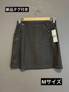 【新品タグ付き】チェックミニスカート　GU チェックスカート　ミニスカート