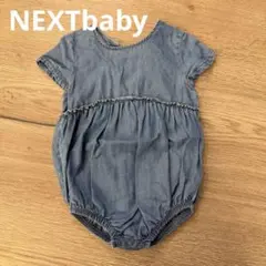 NEXTbaby／ベビー／ デニムロンパース
