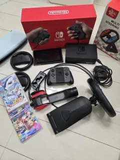 Nintendo Switch 本体 + ゲームソフト2本　その他いろいろ