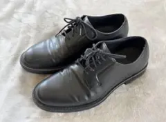 【美品】ZARA レザーダービーシューズ 41 ブラックのサムネイル