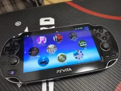 PS Vita PCH-1100 ブラック 8GB・充電器・ケース付 動作確認済