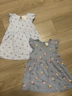 【H&M】コットンワンピース　2枚セット　　75サイズのサムネイル