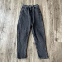 H &M ブラックデニム