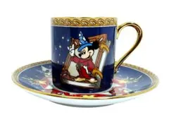 ディズニー ファンタジア ミッキー デミタスカップ＆ソーサー 金彩