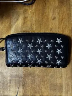 JIMMY CHOO 長財布 スタースタッズ ブラックのサムネイル