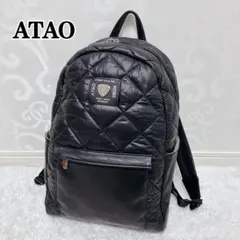 ATAO アタオ トータス キルティング リュック ブラック　黒 バックパックのサムネイル