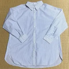 Honeys ストライプ シャツ ブルー S