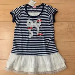 ミキハウスホットビスケッツチュニックTシャツ110㎝