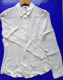 販売価格3万円超☆theoryセオリーシルク絹シャツブラウスSサイズオフホワイト