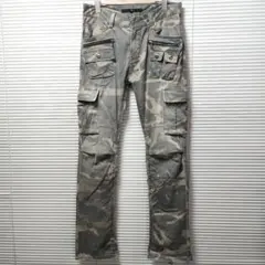 NO ID. ノーアイディー 迷彩カモフラカーゴパンツ2 ストレッチのサムネイル