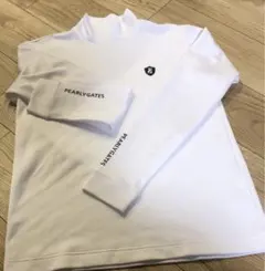 美品　パーリーゲイツ　鹿の子ダンボール　モックネック　高性能　ゴルフ