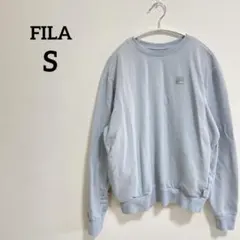 FILA【S】トレーナー スウェット カジュアル トレーニング ライトブルー