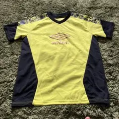 umbro イエロー ネイビー 半袖Tシャツ
