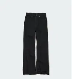 ユニクロ UNIQLO スリムフレアジーンズ ブラック 26 デニム