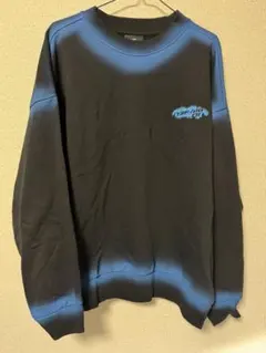 未使用 H&M オーバーサイズ スウェット L ブラック ブルー