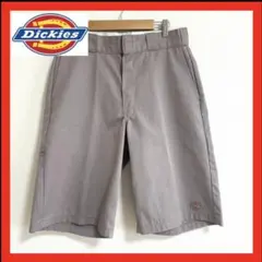 【美品】DICKIES ハーフパンツ　グレー　32 ショーツ　チノパン　短パン