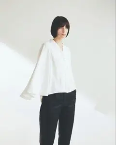 PANORMO ブラウス 白 ホワイト
