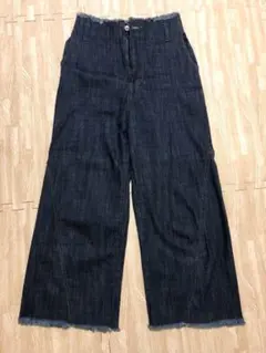 デニム ワイドパンツ