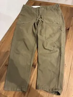 ユナイテッドアローズ＆サンズ ペイント加工 ベイカーパンツ クロップドパンツ