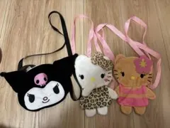 ハローキティ　クロミ　ポシェット　ガチャ