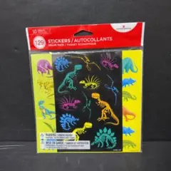 恐竜シール 10シート 3種類 ステッカー 化石